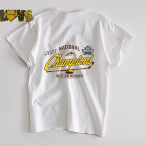 Western Michigan University Men’s Hockey 2025 National Champions logo shirt