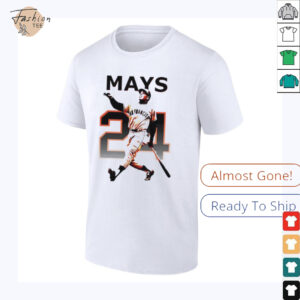 Willie Mays 24 New York Giants shirt