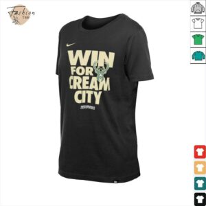 Win for cream city Milwaukee Bucks 2025 NBA Playoffs shirt
