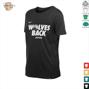 Wolves back Minnesota Timberwolves 2025 NBA Playoffs shirt