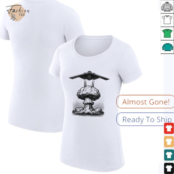 Womens B 2 Stealth Bomber Military Airplane B2 Bomber Shirt