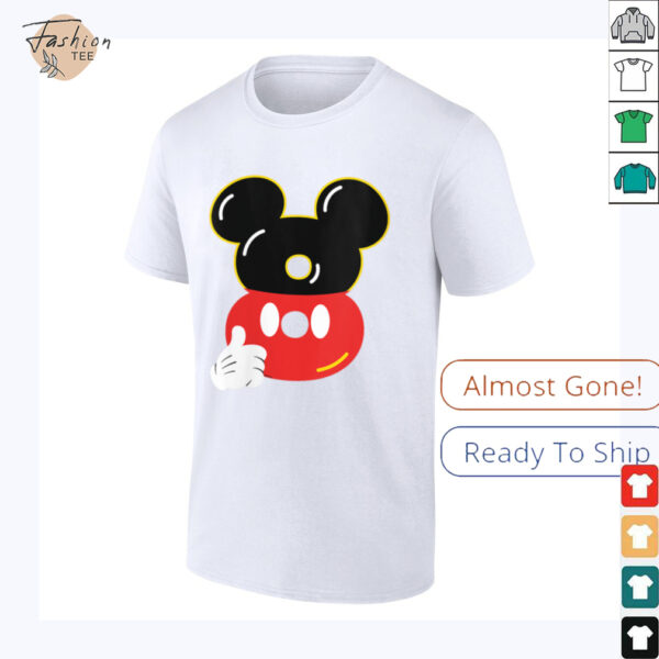 Womens Disney Mickey Numbers _8_ Eighth 8th Birthday Party Gift Shirt