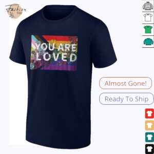 You are loved LGBT Rainbow Floral Flag shirt