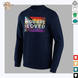 You are loved LGBT Rainbow Floral Flag shirt