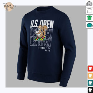 Youth 2025 U.S. Open Under Armour Navy Tech T Shirt 34 11zon3