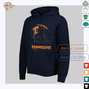 Youth Vive La Fete Heather Gray Tennessee Volunteers Dripping Football...