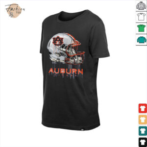 Youth Vive La Fete Navy Auburn Tigers Dripping Football Helmet...