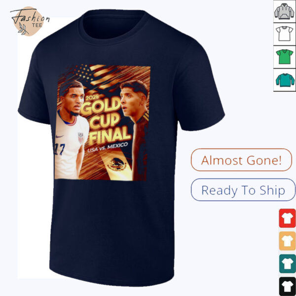 2025 Gold Cup Final USA vs Mexico shirt