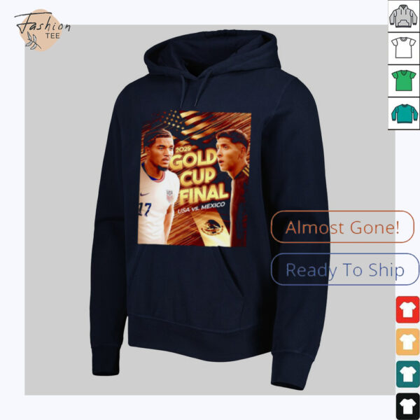 2025 Gold Cup Final USA vs Mexico shirt