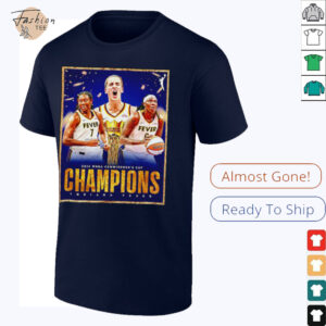 2025 WNBA Commissioner’s Cup Champions Indiana Fever poster shirt