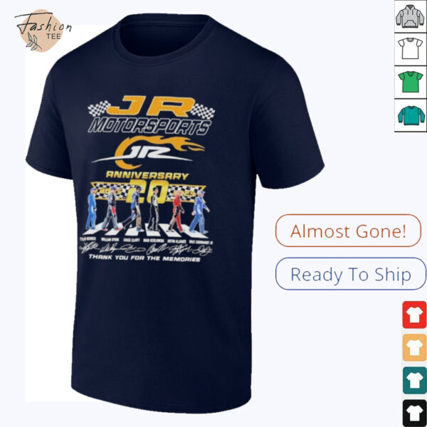 20Th Anniversary 2005 2025 Jr Motorsports Abbey Road Signatures T shirt