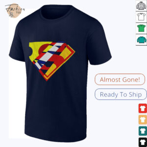 Superman mixed logo shirt