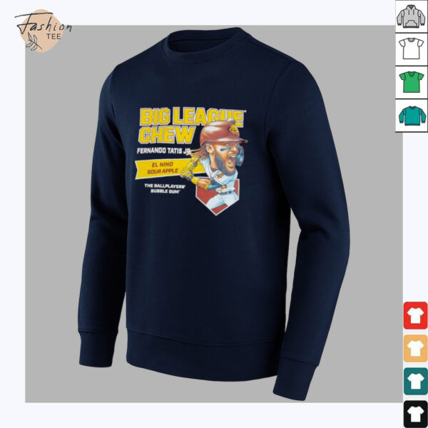 Big League Chew Fernando Tatis Jr El Nino Sour Apple The Ballplayers Bubble Gum Shirt