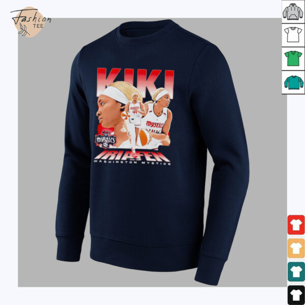 Kiki Iriafen picture collage Washington Mystics Shirt