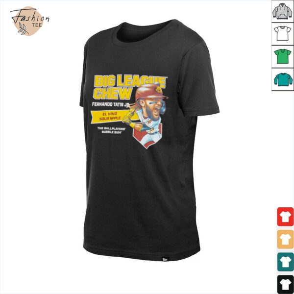 Big League Chew Fernando Tatis Jr El Nino Sour Apple The Ballplayers Bubble Gum Shirt