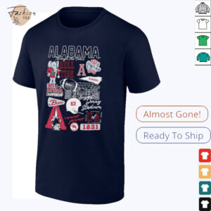 Alabama Crimson Tide through the years 1831 shirt