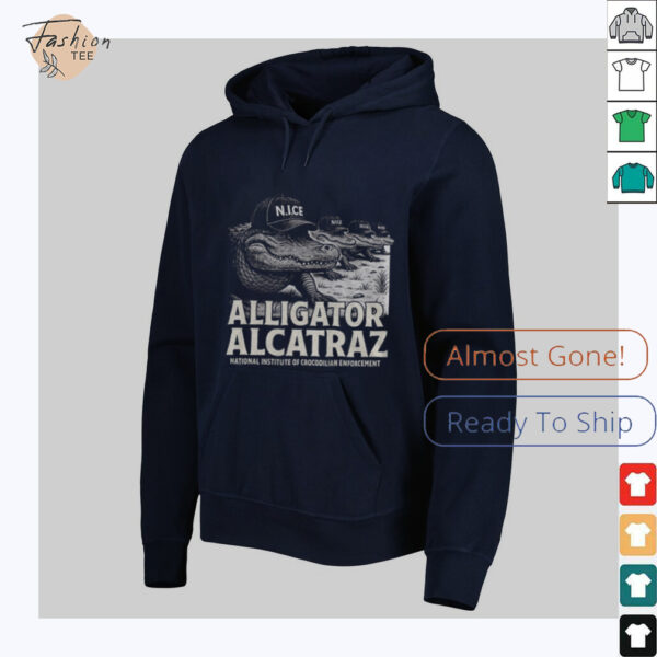 Alcatraz Gator Enforcement national institute of crocodilian enforcement shirt