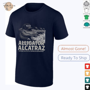 Alcatraz Gator Enforcement national institute of crocodilian enforcement shirt