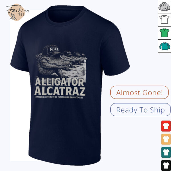 Alcatraz Gator Enforcement national institute of crocodilian enforcement shirt