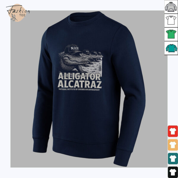 Alcatraz Gator Enforcement national institute of crocodilian enforcement shirt