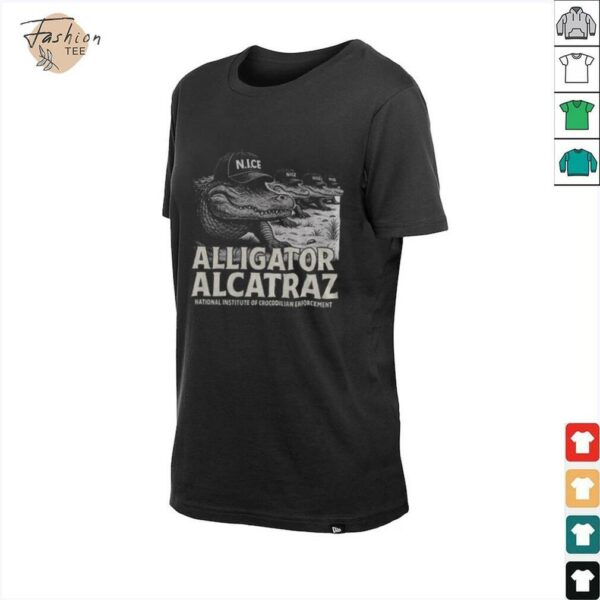 Alcatraz Gator Enforcement national institute of crocodilian enforcement shirt