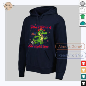 Alligator Alcatraz Don’t run in a straight line shirt