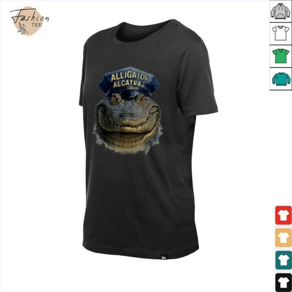 Alligator Alcatraz Everglades Florida police hat shirt