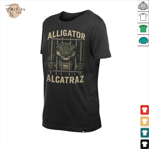 Alligator Alcatraz  Locked Up Swamp Parody Design  Shirt