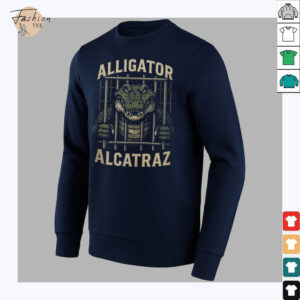 Alligator Alcatraz Locked Up Swamp Parody Design Shirt