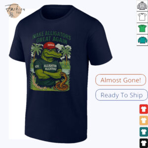 Alligator Alcatraz MAGA red hat make Alligators great again shirt