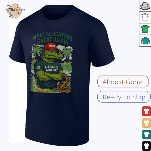 Alligator Alcatraz MAGA red hat make Alligators great again shirt