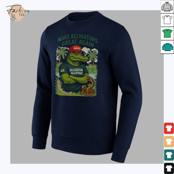 Alligator Alcatraz MAGA red hat make Alligators great again shirt