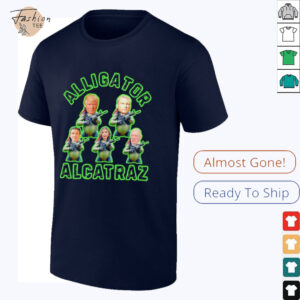 Alligator Alcatraz Trump gun shirt