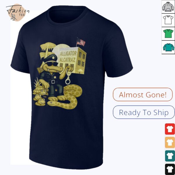 Alligator Alcatraz Welcome To America Bitches shirt