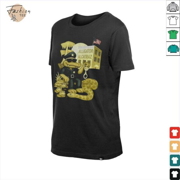 Alligator Alcatraz Welcome To America Bitches shirt