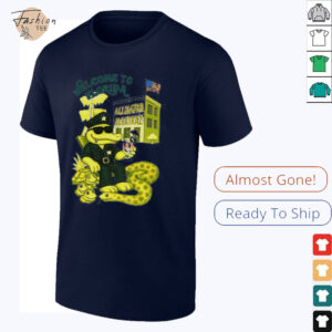 Alligator Alcatraz Welcome To Florida Retro shirt