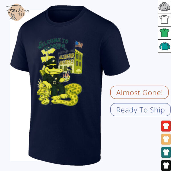 Alligator Alcatraz Welcome To Florida Retro shirt