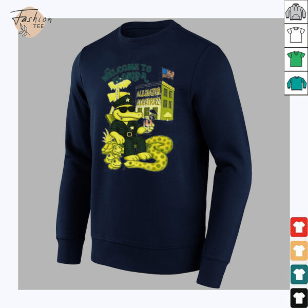 Alligator Alcatraz Welcome To Florida Retro shirt