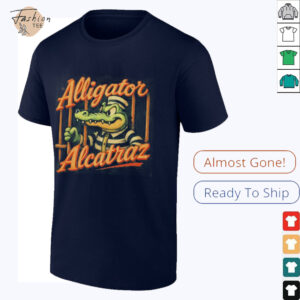 Alligator Alcatraz mugshot cartoon shirt