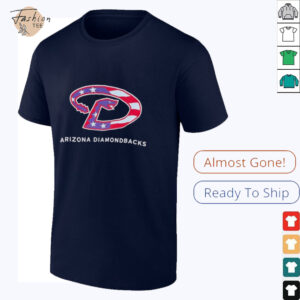 Arizona Diamondbacks USA flag shirt