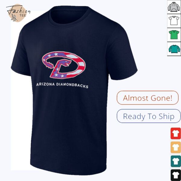 Arizona Diamondbacks USA flag shirt