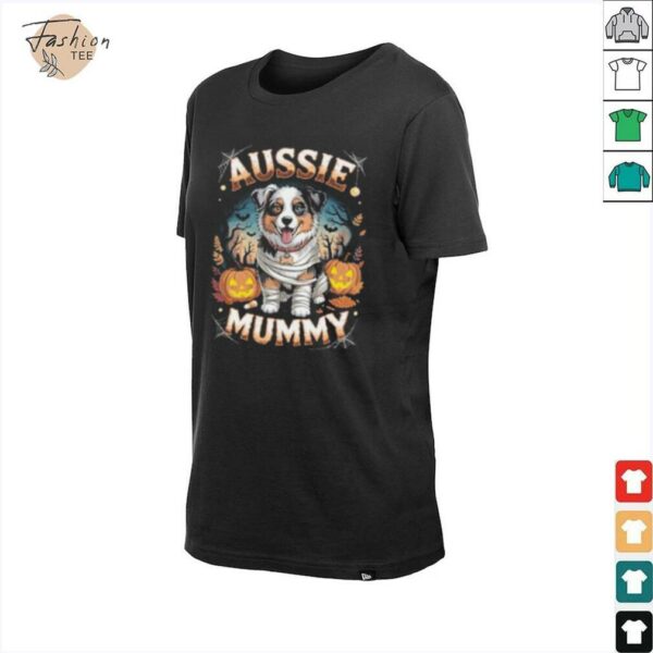Aussie Mummy Halloween Costume Dog Owner Australien Shepherd Pullover Shirt