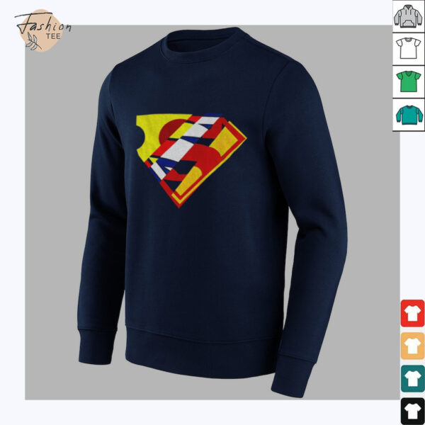 Superman mixed logo shirt