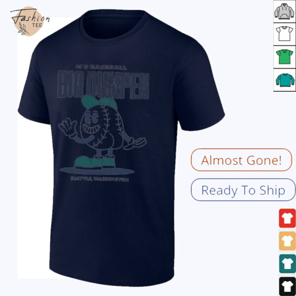 Big Dumper Cal Raleigh Seattle Mariners Baseball Mid Summer cartoon shirt