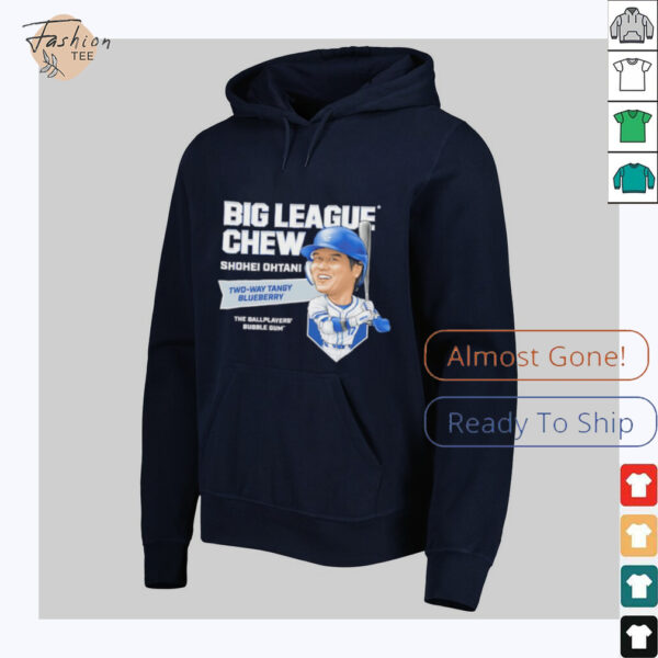 Big League Chew Shohei Ohtani Two way Tangy Blueberry The Ballplayers Bubble Gum shirt
