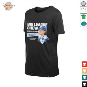 Big League Chew Shohei Ohtani Two way Tangy Blueberry The Ballplayers Bubble Gum shirt