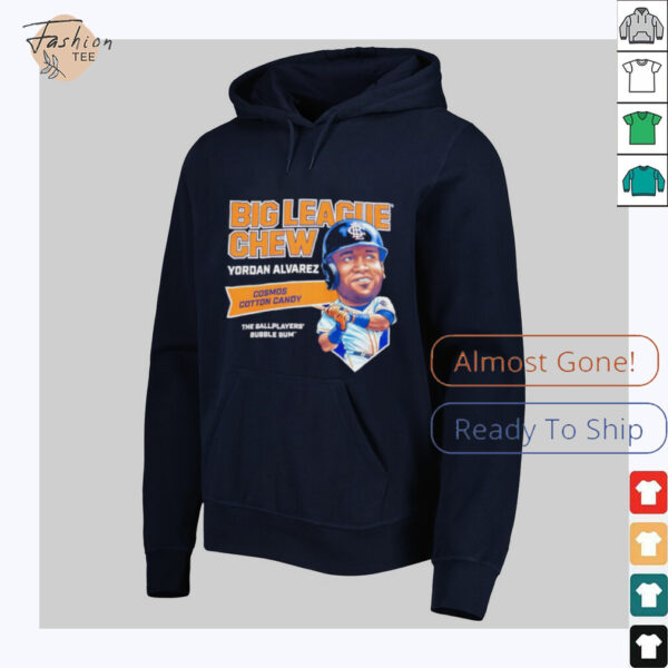 Big League Chew Yordan Alvarez Cosmos Cotton Candy The Ballplayers Bubble Gum shirt