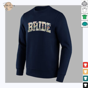 Bride Future Mrs Flowers Bridal Party Wedding Bachelorette Long Sleeve...