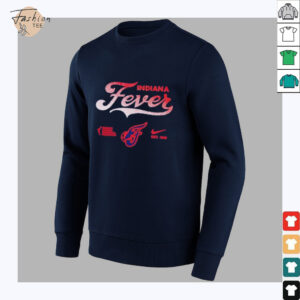 Caitlin Clark Wearing Indiana Fever Script Fade Core shirt