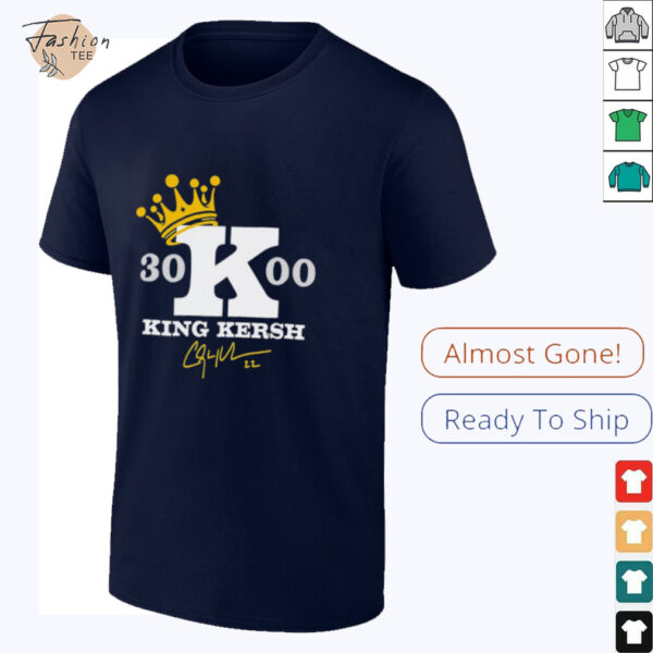 Clayton Kershaw 3000 Career Strikeouts King Kersh signature shirt